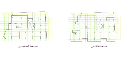 رسم المخططات المعمارية ثنائية البعد 2D على برنامج Autocad